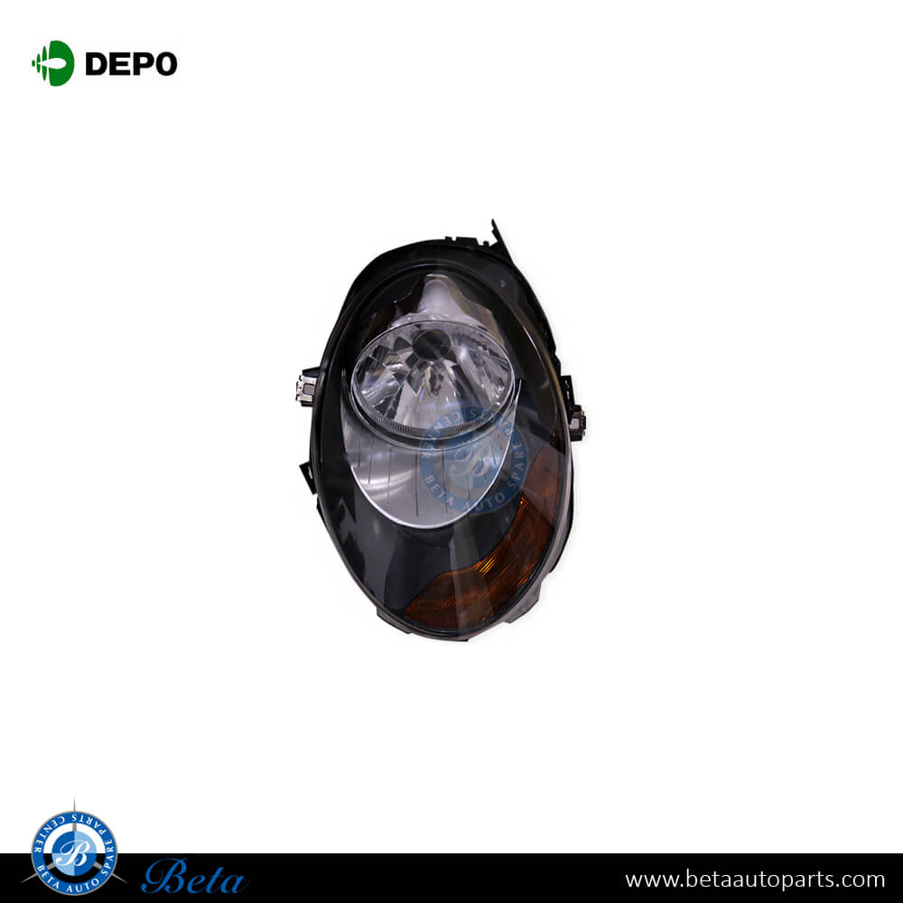 Left Side Headlamp with Yellow Indicator for Mini Hatch / Clubman F55/F56/F54 2014-Up models, Part Number 63117401595 Left Side Headlamp with Yellow Indicator for Mini Hatch / Clubman F55/F56/F54 2014-Up models, Part Number 63117401595